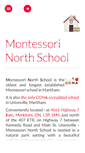 Mobile Screenshot of montessorinorth.ca